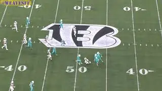 Tee Higgins All Targets Week 4 vs Miami Dolphins | 2021 Season (All-22)