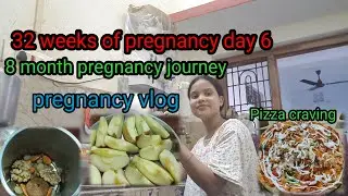 32 weeks of pregnancy day 6//. 8 month pregnancy journey.   Daily vlog 
