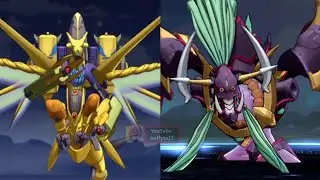 Digimon New Century - Diaboromon / Diablomon X Antibody & Aegisdramon Digivolutions 超恶魔兽 (X抗体) 圣盾龙兽
