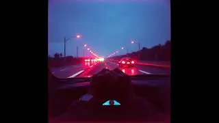 Neon Tears on the Windshield