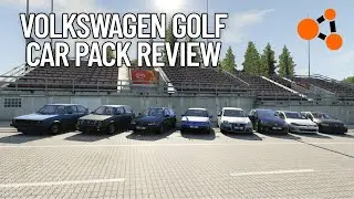 Volkswagen Golf MK1-MK8 Car Pack Review on Nürburgring - BeamNG.drive Car Mods Review