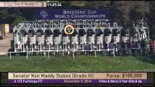 Senator Ken Maddy Stakes (Gr. III) - Saturday, November 5 2016