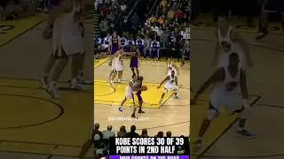 15 years ago today : Kobe Bryant leads the Lakers to victory over the Warriors,