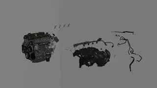Engine Disassembly Animation