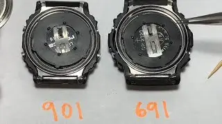 Casio Gshock dw5600C разница калибров 691 и 901