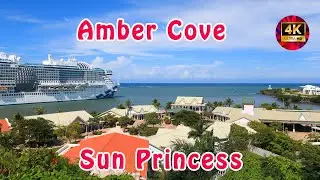 Sun Princess: Explore Amber Cove Cruise Port | Dominican Republic Scenery | 4K