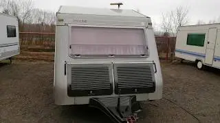 Обзор прицепа-дачи Kip Hy-Line 49, зимник, для бездорожья с солнечной панелью и палаткой