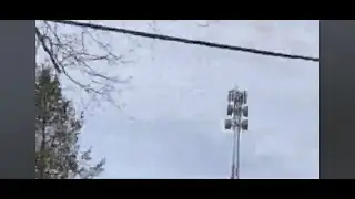 The tower in Middlebury, Indiana with a Dialight D-1RW LED again.