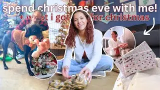 spend christmas eve with me + what i got for christmas 2025!! 🎄🎁 (vlogmas day 24 & 25)