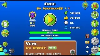 Erou by JonathanGD (596th Demon) | Geometry Dash
