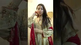 Luxury Womens Clothing | Golden Massori Maxi with Red Dupatta | Custom Suits Bridal Collection