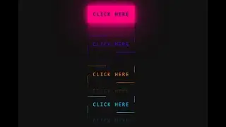 Neon Light Button Animation Effects on Hover CSS Snake Border