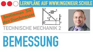 Bemessung eines Zugstabes &ndash; Technische Mechanik 2 &ndash; Elastostatik