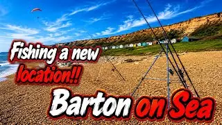 Fishing A New Location! Barton On Sea! A Lovely Venue With A Few Fish Caught Between Us!