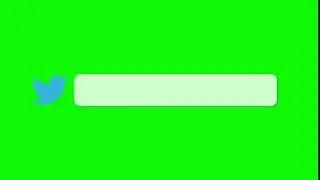 Chroma Key para divulgar seu Twitter