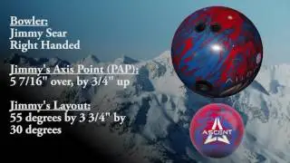 Motiv Ascent Solid and Pearl bowling balls by Ken Grzelaczyk and Jimmy Sear, BuddiesProSho