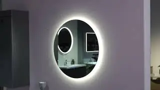 Mosmile Backlit Round Mirror : LUCY R005