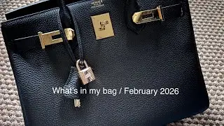 What&rsquo;s in my bag / My Minimal Edition / February 2026 // Pink Planner Girl 