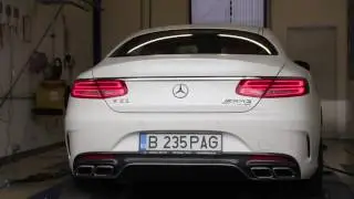 2016 Mercedes AMG S63 Coupé   RENNtech ECU + Capristo Exhaust dyno   Prüfstand