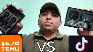 Micronofo de TEMU vs Micr&oacute;fono de TIKTOK SHOP 