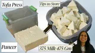 From 3L milk make 475gm Paneer use Tofu Press|No Cream |Better then market Tips how to make Paneer