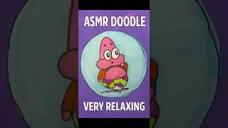 ASMR doodle Cute little Patric-relax and enjoy #shorts #shortsviral #asmr #art #coloring #painting