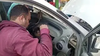 Santro dashboard open and fitting and heater repairing two easy trick,,,👍👍