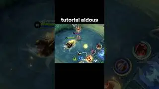 tutorial aldous mobile legends 😱😱| #mlbb #shorts