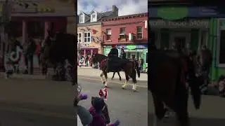 Royal Newfoundland Constabulary (RNC) horses at the 2022 St. John&rsquo;s Newfoundland Canada  parade