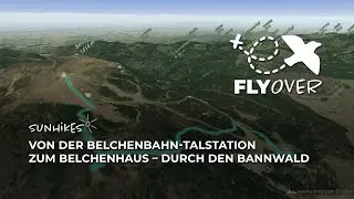 Belchenbahn Talstation zum Belchenhaus &uuml;ber den Hagstutzfelsen &ndash; Flyover