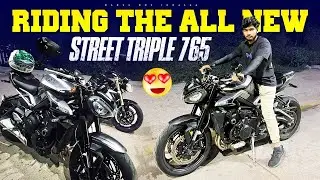 Street triple 765 R 2024 Model | Beast on Road 🔥| Rahul Roy Jonnala