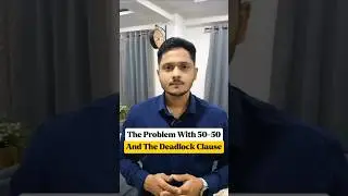 The Problem With 50-50 Equity Split | Deadlock Clause | Aditya Sharma