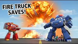 Massive Explosion! 🔥 Fire Truck Rescue & Gas Safety | Robocar Poli | Kids Cartoon