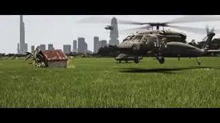 After Effects and Element 3D - UH-60 Blackhawk Helicopter