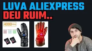 Luva Termica Aquecida Com Bateria Recarregável Aliexpress Vale a Pena, Funciona, Tetes