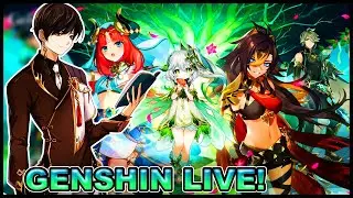 THE CRAZIEST HARBINGER INTRO OMG! Sumeru Archon Quest Part 3 Playthrough LIVE! | Genshin Impact