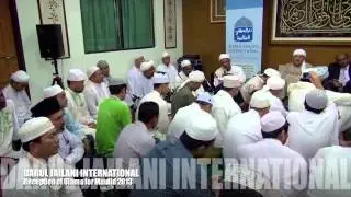 قصيدة البردة للامام البوصيري مدح مجموعة المداح عبدالعظيم العطواني تسبيع سماحة مفتي العراق