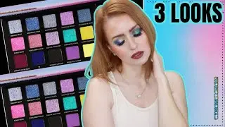 3 LOOKS TUTORIAL WITH NEW ADEPT COSMTICS CYBORG CHOIR PALETTE