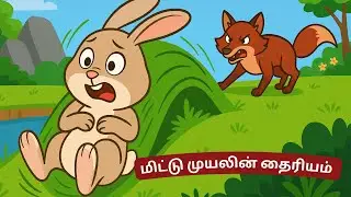 மிட்டு முயலின் தைரியம் 🐰 | Tamil Kids Moral Story | Funny Cartoon for Children | T2K Kids