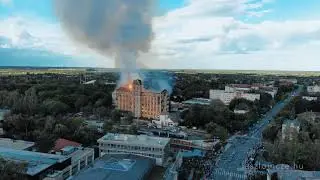 B&eacute;k&eacute;scsaba kigyulladt malom | Dr&oacute;nfelv&eacute;tel
