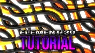 Line Element 3D animation loop in After Effects #141