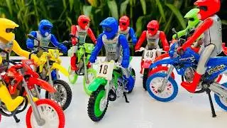 Motocross Super Track Practice, Team CRF250 vs Team YZ250 International Edition