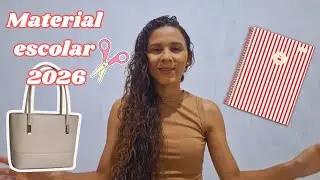 Mostrando meu material escolar 2026