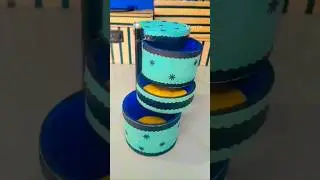 cello tape roll reuse organizer idea💕#diy #craftideas