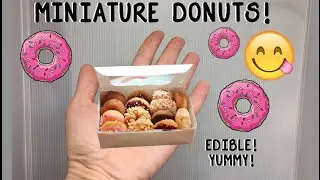 MAKING MINIATURE DONUTS!