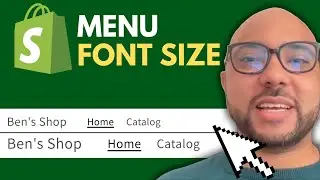 How to Change Menu Font Size in Shopify (Mobile & Desktop)