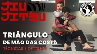 TRIÂNGULO DAS COSTA | triângulo de mão sinistro nas costas