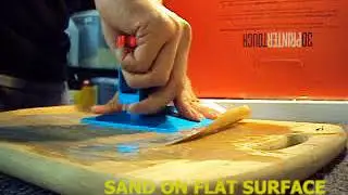 Demo Sanding of Build Plate - Anycubic Photon