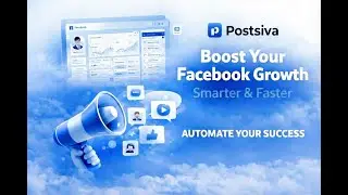 🚀 Facebook Automation Tool by Postsiva   Auto Post, Schedule & Scale Facebook Content
