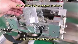 7g Filter Ground Coffee Pod Packaging Machine for UAE Coffee #dripcoffee #coffee #packagingmachine